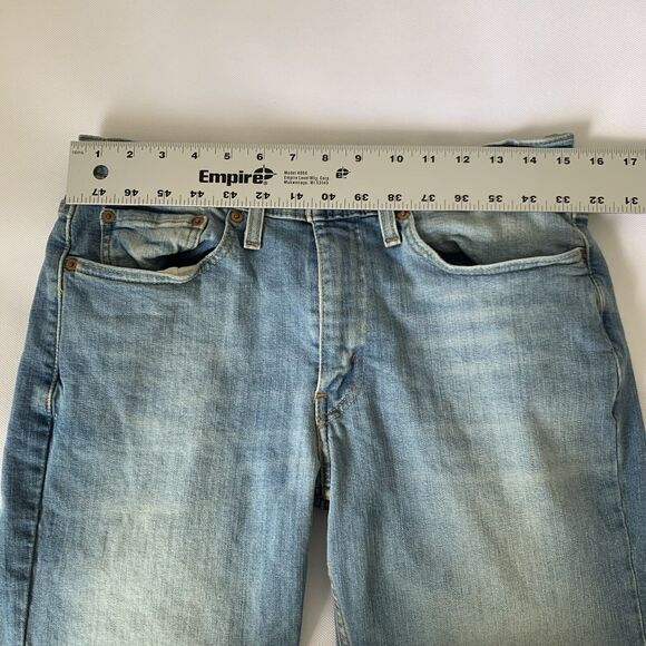 Levis 514 Jeans Men 31X32 Straight Blue Denim Stretch Casual Streetwear Normcore - Picture 6 of 12